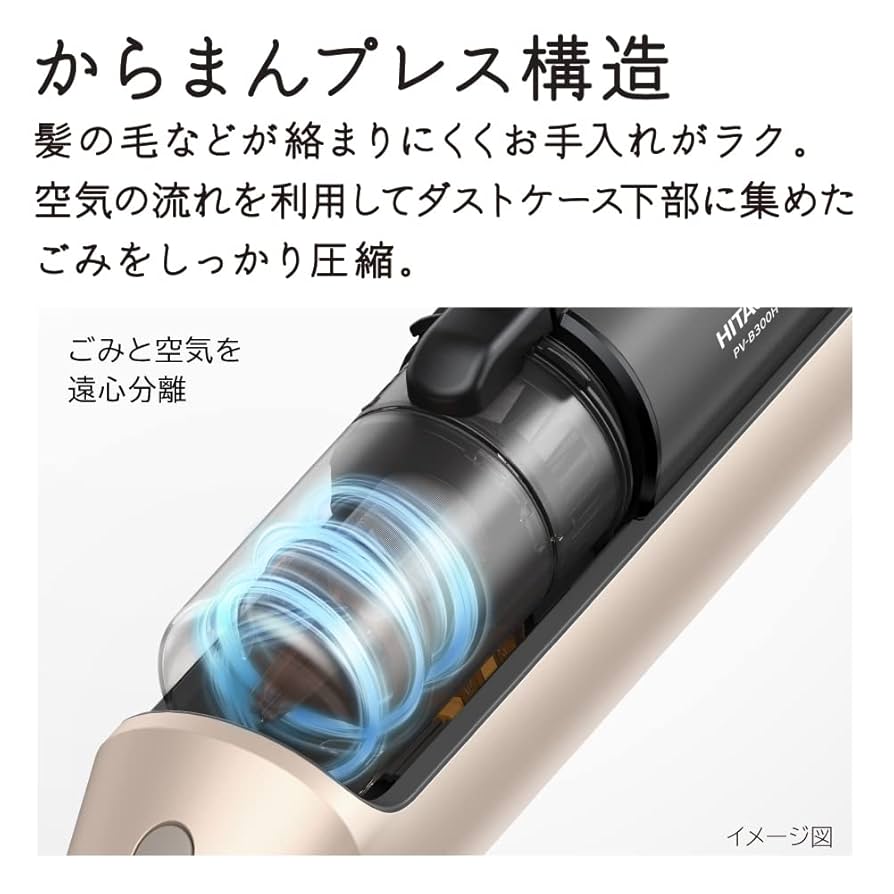 Amazon | 日立 掃除機 コードレス スティッククリーナー PV